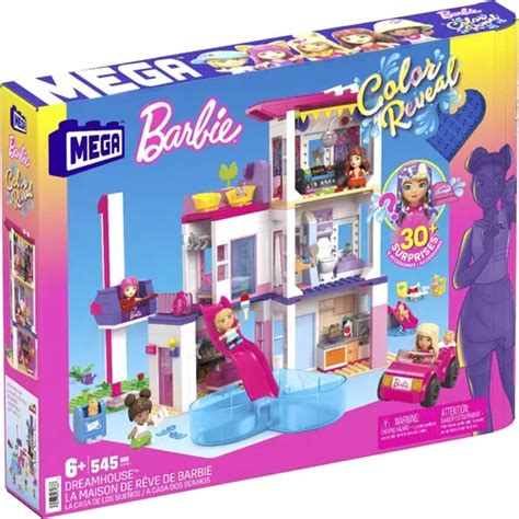 Mega Blocks Barbie Color Reveal Dreamhouse Mattel HHM01 Envío gratis