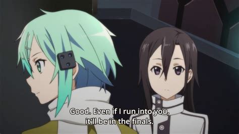 Sword Art Online Ii Sinon Swears Shell Kick Kiritos Ass Draggle S Anime Blog