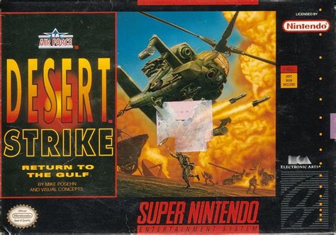 Desert Strike Return To The Gulf For SNES 1992 MobyGames