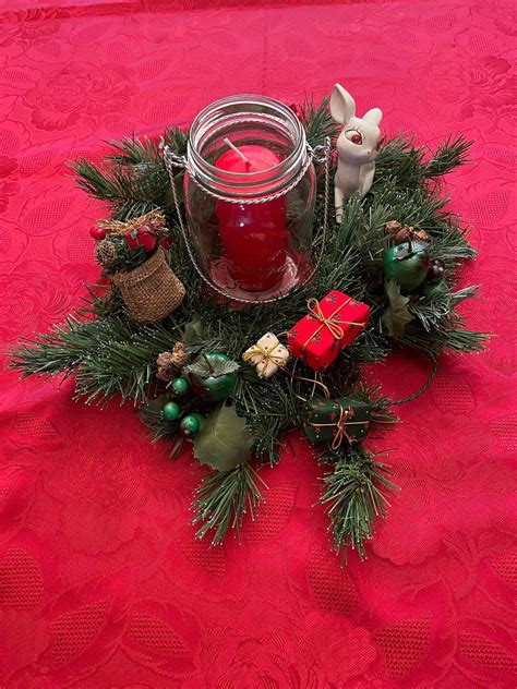 Vintage Christmas Centerpiece Etsy