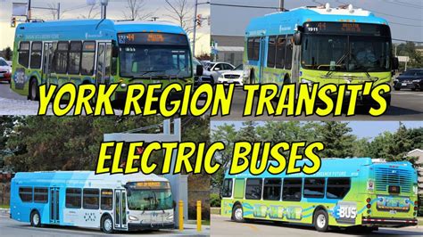 Yrt Electric Bus Compilation York Region Transit Youtube