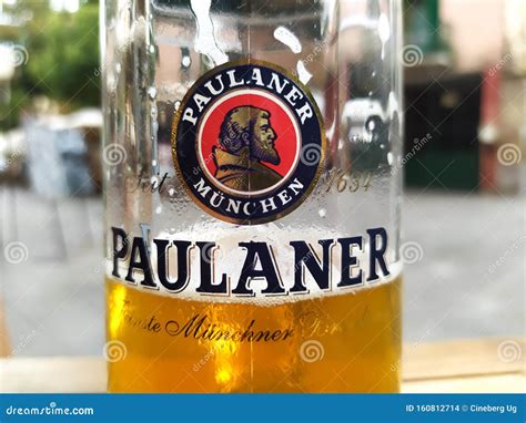 Paulaner beer editorial stock image. Image of business - 160812714