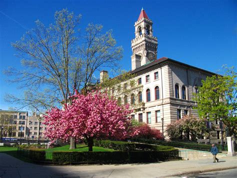 Springtime at Worcester City Hall