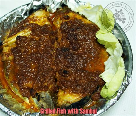 HomeKreation - Kitchen Corner: Grilled Fish with Sambal (Ikan Panggang ...