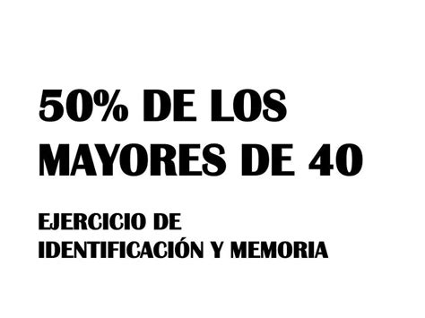 Ppt Ejercicio De Identificaci N Y Memoria Powerpoint Presentation