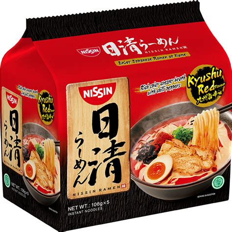 Nissin Ramen Uma Kara Spicy Kyushu Red Japanese Ramen 5s X 106g