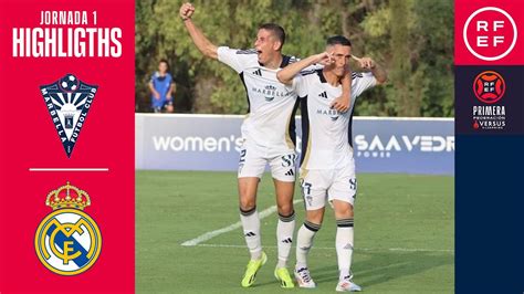 Resumen PrimeraFederación Marbella FC 1 0 Real Madrid Castilla