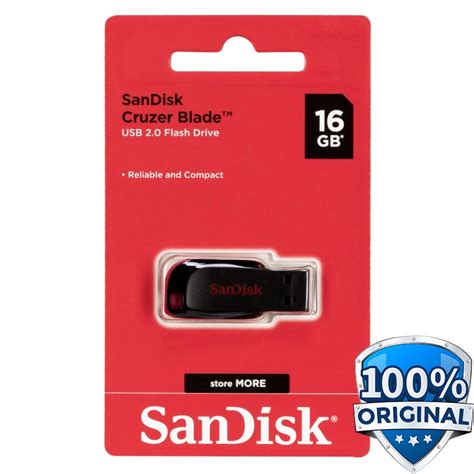 Jual Sandisk Cruzer Blade Usb Flash Drive 16gb Sdcz50 016g Shopee