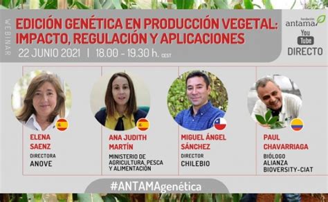 AgroAvances Webinar Edición genética en producción vegetal