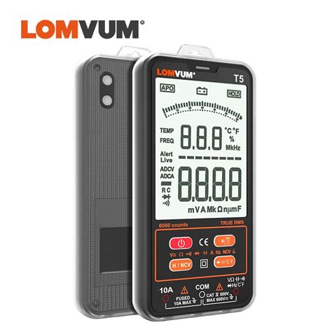 Buy LOMVUM Digital Multimeter True RMS NCV 6000Counts AC DC Current