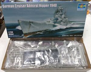 German Cruiser ADMIRAL HIPPER 1940 TRUMPETER 1/700 plastic model kit ...