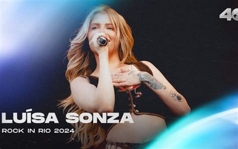 Lu Sa Sonza Anunciada No Rock In Rio Super R Dio Tupi