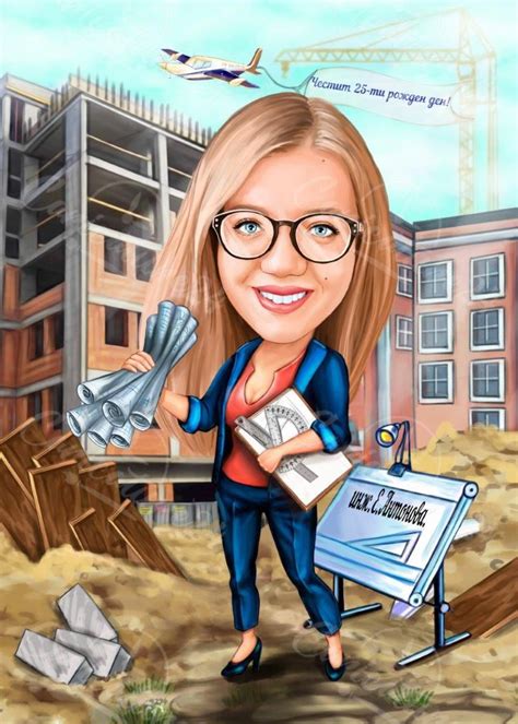 🎨 Custom Career Woman Caricature Get Cartoon Caricature From Photo