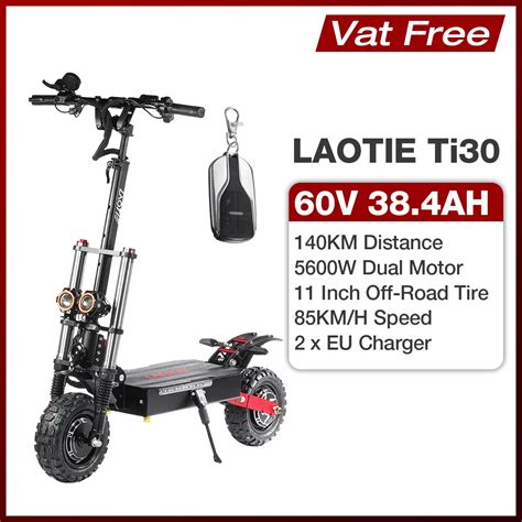 Laotie Ti W Electric Scooters V Ah Battery Dual Motor