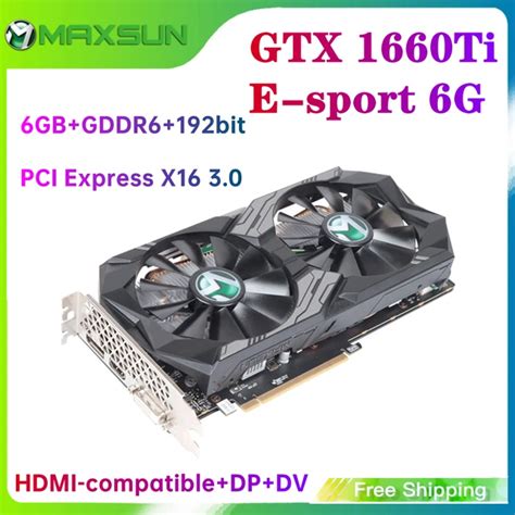 Placas Gráficas De Vídeo Maxsun Gaming Completo Novo Rtx 2060 3060 Icraft 6gb Gddr6 3050