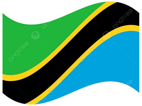 Tanzania Flag Clipart Hd Png Wave Tanzania Flag Vector Illustration