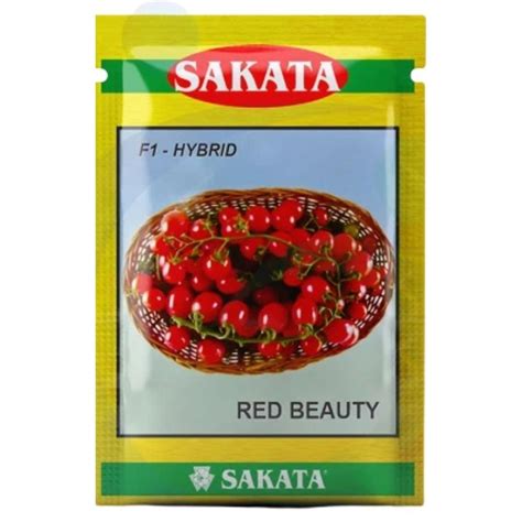 Sakata Red Beauty F1 Hybrid Tomato Seed Packaging Type Packet