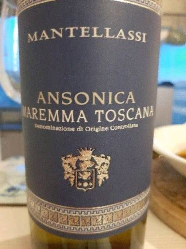 Mantellassi Ansonica Maremma Toscana Vivino Us