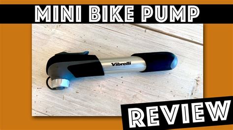 Vibrelli Mini Bike Pump Review Youtube