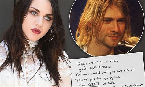 Frances Bean Writes 50th Birithday Message To Kurt Cobain