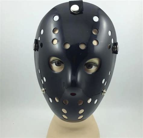 Cool Black Jason Mask Cosplay Full Face Mask Halloween Party Scary Mask