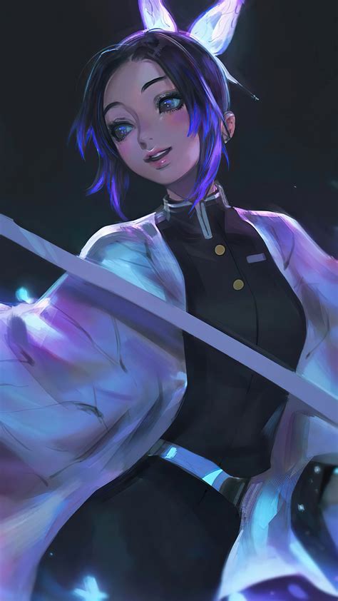 Shinobu Kocho Butterfly Demon Slayer Kimetsu No Yaiba Anime Kimetsu