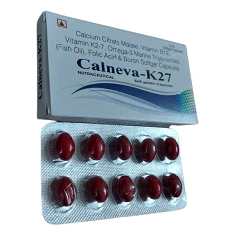 Calcium Citrate Malate Vitamin B12 Vitamin K2 Folic Acid Boron Softgel Capsules At Rs 175box