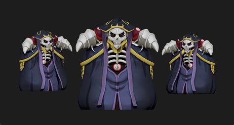 Stl File Ainz Ooal Gownmomonga Overlord・3d Printer Model To Download