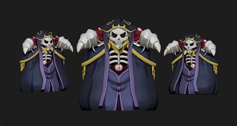 Archivo Stl Ainz Ooal Gownmomonga Overlord・modelo De Impresora 3d