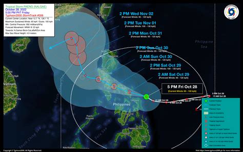 Tropical Storm Paeng Nalgae Advisory No Typhoon Philippine