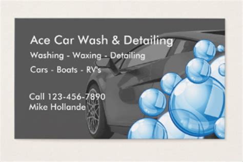 Car Wash Business Card Template - 19+ Free & Premium Download