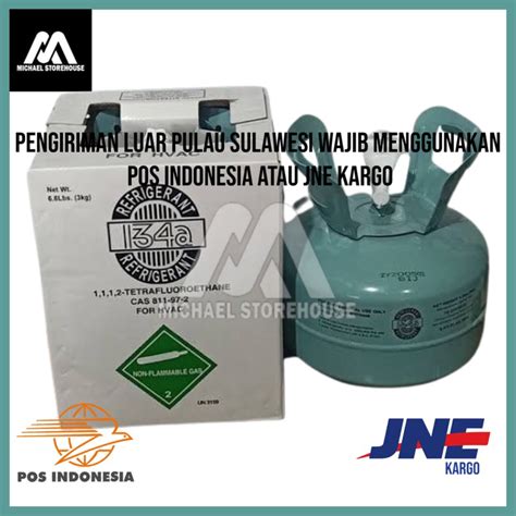 Jual FREON REFRIGERANT R134A 3KG Shopee Indonesia