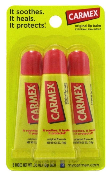 Carmex Orig Lip Balm Ultra Moisturizing Classic Medicated 0 35 Oz 2 Pack