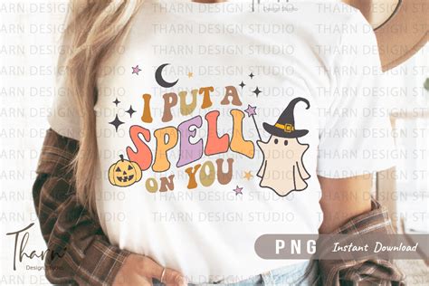 Retro Halloween Witch Groovy Sublimation Graphic By Dsigns Creative