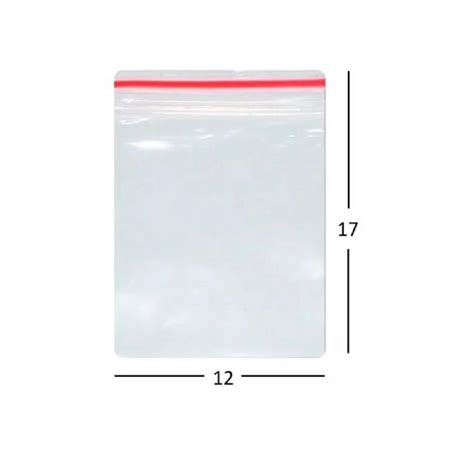 100 Sacos Saquinho Zip Lock 12x17 Plastico Zip Inoven Saco Plástico