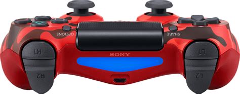 Playstation Dualshock Controller V Red Camouflage Ps New