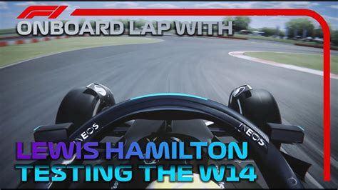 Onboard Lap With Lewis Hamilton Testing The W14 YouTube