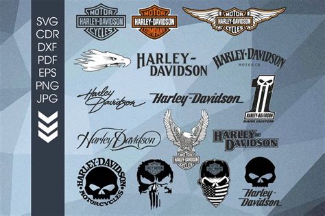 Harley Davidson Logos Svg Masterbundles