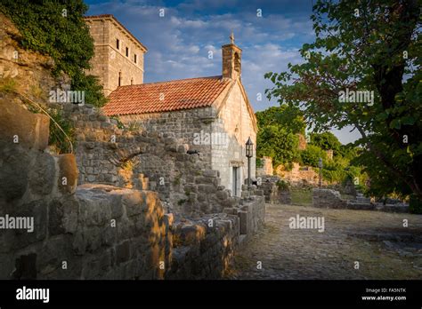 Ancient Church Of St Jovan In The Old Bar Fortress Stock Photo Alamy