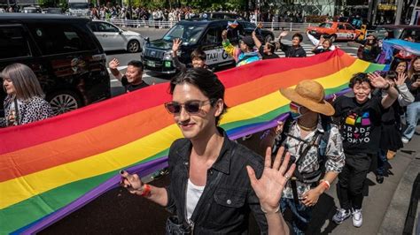 Japanese Fete Lgbtq Progress Demand Marriage Rights