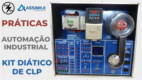 KIT Didático de CLP Automação Industrial YouTube