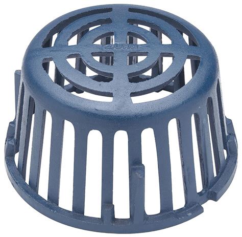 Zurn Cast Iron Blue Roof Drain Dome F P Dome Ci Grainger