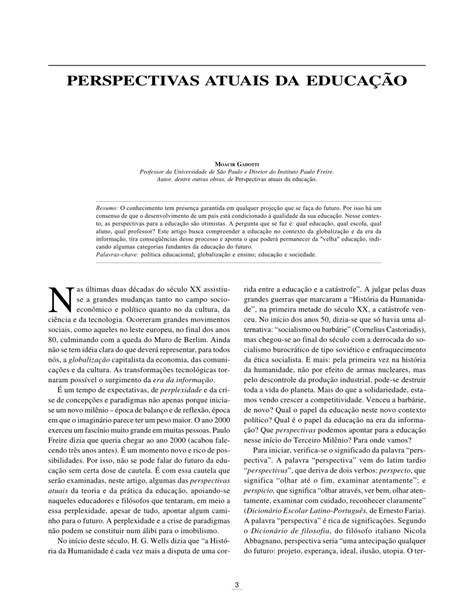 Pdf Políticas Públicas De Formação Continuada Para Professores Um