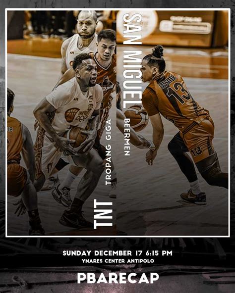 TNT vs San Miguel | PBA Commissioner’s Cup 2023-24 | Sunday December 17 ...