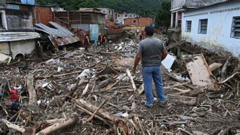 Las Tejerías las imágenes del letal deslave tras las lluvias