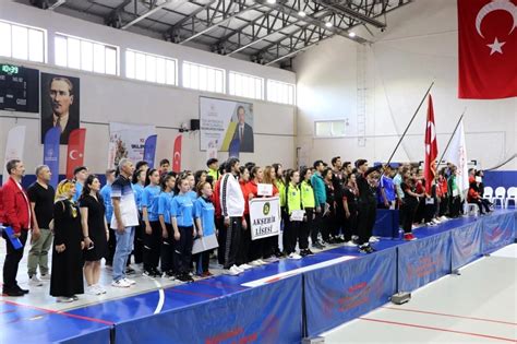 Karaman da Okul Sporları Yıldızlar Gençler Oturarak Voleybol Türkiye