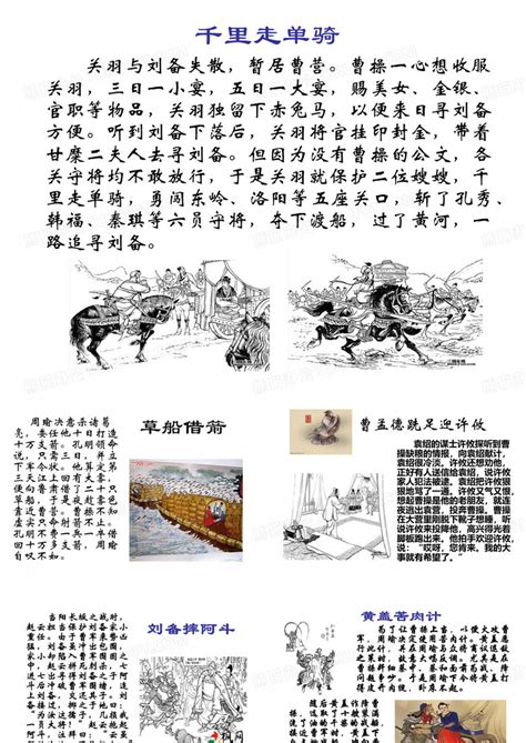 三国演义前六十回经典情节精美图文ppt模板下载编号qywoydxq熊猫办公