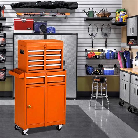 Buy Dusacom 5 Drawer High Capacity Rolling Tool Chest Removable Toolbox On Wheels Organizers