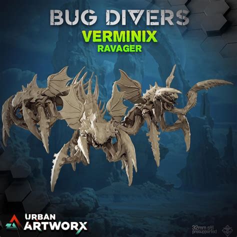 bug divers verminix ravager  skullforge tabletop miniatures tabletop