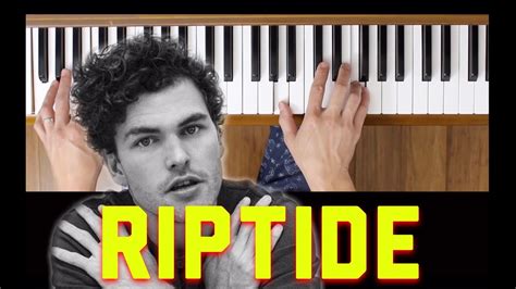 Riptide Vance Joy [piano Tutorial Easy] Youtube